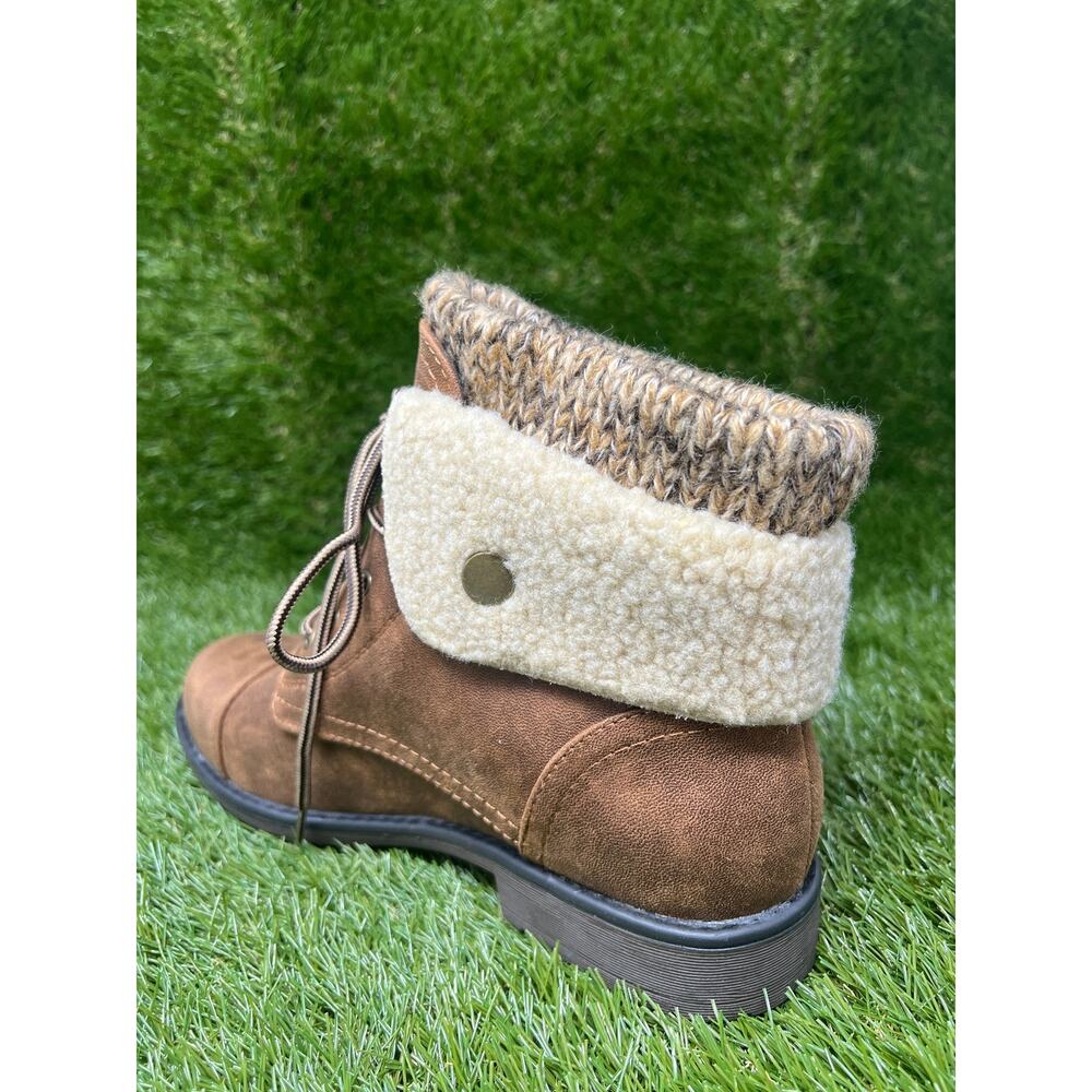 Cliffs by White Mountain Women's 9M Duena Brown Boots - Picture 6 of 8